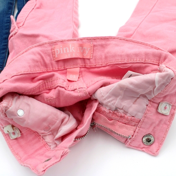 Bundle of 2 Girls Size 5 Jeans – Old Navy & Pink Ivy - Picture 5 of 9